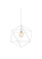 Lampy sufitowe - Kaspa Lampa wisząca Wire M biała 10537101 - miniaturka - grafika 1