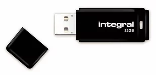 INTEGRAL INFD32GBBLK Integral pamięć USB 32GB Black, USB 2.0 with removable cap - Pendrive - miniaturka - grafika 1