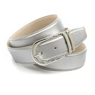 Paski - Anthoni Crown Pasek damski, srebrny (srebro 015), 90 - miniaturka - grafika 1