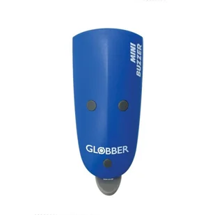 Lampka LED + klakson Globber Mini Buzzer (kolor Niebieski) - Dzwonki do roweru - miniaturka - grafika 1