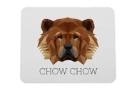 Podkładki pod mysz - Chow Chow podkładka geometryczny Art-Dog - miniaturka - grafika 1