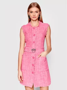 Pinko Sukienka codzienna Agira 1G179V 8716 Różowy Regular Fit - Sukienki - miniaturka - grafika 1