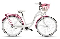 Rowery - Goetze, Rower miejski, Style 28", błękitno-fuksjowy, damski - miniaturka - grafika 1