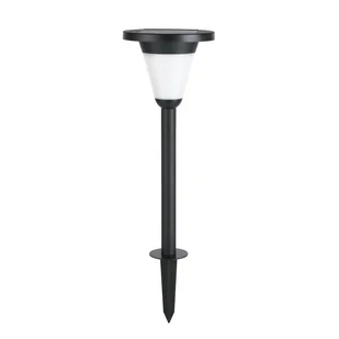 Inspire Lampa solarna wbijana Divin czarna 40 cm IP54 LED - Lampy ogrodowe - miniaturka - grafika 1