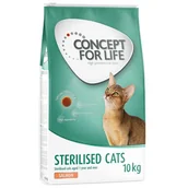 Sucha karma dla kotów - Concept for Life Sterilised Cats, łosoś - 2 x 10 kg - miniaturka - grafika 1