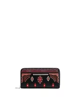 Portfele - Desigual Womens Mone_REGASITA Fiona PU portfel podróżny, czarny, jeden rozmiar, czarny, jeden rozmiar - miniaturka - grafika 1