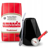 Yerba Mate - Zestaw Startowy do Yerba Mate Amanda Elaborada Tradicional + Akcesoria - miniaturka - grafika 1