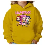 Bluzy dla dziewczynek - BLUZA DZIECIĘCA KPOP DEMON HUNTERS HUNTRIX 104 Z KAPTUREM BAWEŁNIANA - miniaturka - grafika 1