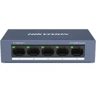 Pozostałe akcesoria sieciowe - Hikvision Pro Series DS-3E0105-O łącza sieciowe Nie zarządzany Fast Ethernet (10/100) Szary DS-3E0105-O DS-3E0105-O - miniaturka - grafika 1