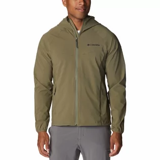 Kurtki męskie - Męska kurtka softshellowa Columbia Heather Canyon Jacket stone green - S - grafika 1