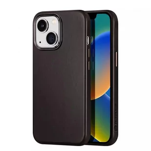 Dux Ducis Naples etui do iPhone 14 Plus skórzany pokrowiec (kompatybilny z MagSafe) ciemnobrązowy - Etui i futerały do telefonów - miniaturka - grafika 1