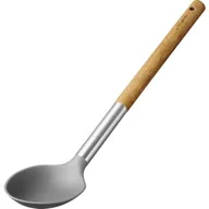 Inne sztućce - LAMART Łyżka do sosów 34cm Lamart Wood brązowo-szara LT3978 + 20 zł na pierwsze zakupy LT3978 - miniaturka - grafika 1