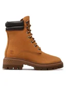Botki damskie - Timberland Trapery Cortina Valley 6in Bt Wp TB0A5N9S231 Brązowy - miniaturka - grafika 1