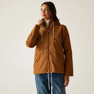 Kurtki i kamizelki sportowe damskie - Regatta Kurtka damska przeciwdeszczowa Bayletta II Brązowy, Rozmiar: 42 - miniaturka - grafika 1