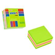 Notesy i bloczki - Stick&apos;n Karteczki samop. STICK'N 51x51 250k. - mix zielon. - miniaturka - grafika 1