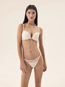 Majtki damskie - Majtki stringi Saoui Bloovii kremowy S - miniaturka - grafika 1