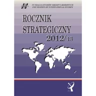 Podręczniki dla szkół wyższych - Rocznik Strategiczny 2012/13 - SCHOLAR - miniaturka - grafika 1