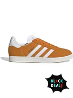 Trampki męskie - adidas Skórzane sneakersy "Gazelle" w kolorze pomarańczowo-białym - miniaturka - grafika 1