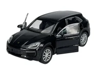 Samochody i pojazdy dla dzieci - WELLY PORSCHE CAYENNE 3 TURBO NOWY CZARNY 1:34 43773 - miniaturka - grafika 1