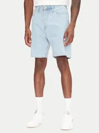 Spodenki męskie - Jack&Jones Szorty jeansowe Tony 12269489 Niebieski Loose Fit - miniaturka - grafika 1
