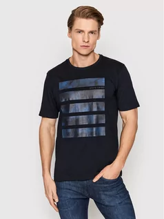 Koszulki męskie - Pierre Cardin T-Shirt 20400/000/2028 Granatowy Regular Fit - grafika 1