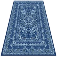 Dywany - Modny dywan winylowy Niebieski antyczny styl 60x90 cm - miniaturka - grafika 1
