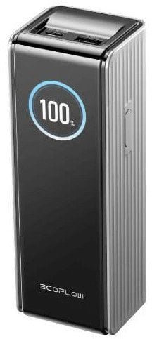 POWER BANK USB 25000MAH RAPID/170W Sidabrinis 5023001012 ECOFLOW