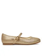 Buty dla chłopców - Tommy Hilfiger Baleriny Ballerina T4A3-33930-0572 S Złoty - miniaturka - grafika 1