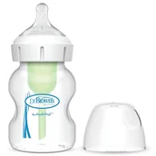 Kubki dla dzieci - Dr Brown's Options+ Butelka antykolkowa z szeroką szyjką 0m+ 150ml - miniaturka - grafika 1