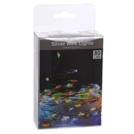 Oświetlenie świąteczne - Drut świetny kolorowy, 80 LED - miniaturka - grafika 1