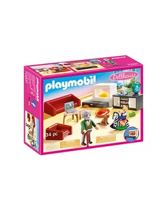 Playmobil PLAYMOBIL 70207 Cozy living room construction toys - Zabawki konstrukcyjne - miniaturka - grafika 1