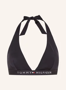 Tommy Hilfiger Góra Od Bikini Wiązana Na Szyi schwarz - Stroje kąpielowe - miniaturka - grafika 1
