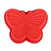Formy do ciast - Forma do pieczenia TADAR Motyl, czerwona, 15,5 cm - miniaturka - grafika 1