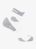 Skarpetki męskie - SALOMON Skarpety funkcyjne "Aero Ankle" w kolorze biało-szarym - miniaturka - grafika 1