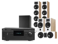 Kino domowe - Yamaha T758 V3i (czarny) + Diva 6 + 3 + 7 (dąb) + Basso 880 - miniaturka - grafika 1