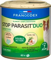 Suplementy i witaminy dla psów - Francodex Karma uzupełniająca Stop Parasit'Duo przeciw pasożytom 60 t. - miniaturka - grafika 1