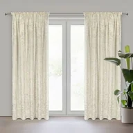 Zasłony - Zasłona gotowa na taśmie Felis 140 x 270 cm kremowy - miniaturka - grafika 1