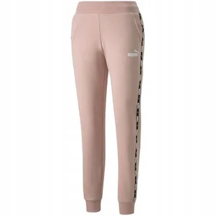 Spodnie damskie Puma Power Tape FL różowe 849094 47 XL - Spodnie damskie - miniaturka - grafika 1