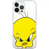 Etui i futerały do telefonów - Etui Looney Tunes dedykowane do Samsung S22 ULTRA, wzór: Tweety 002 Etui częściowo przeźroczyste, oryginalne i oficjalnie / Looney Tunes - miniaturka - grafika 1
