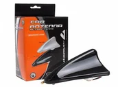 Anteny samochodowe - Antena samochodowa ze wzmacniaczem typu "rekin" - czarna - miniaturka - grafika 1