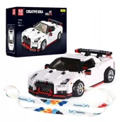 Klocki - KLOCKI POJAZD TECHNIC NISSAN GTR NISMO 1024 EL. MOULD KING 13104 - miniaturka - grafika 1