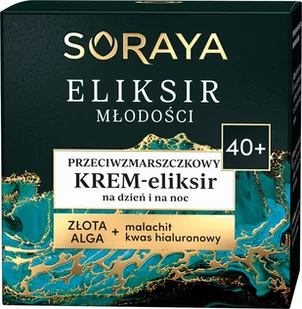 Soraya Eliksir Młodości 40+ przeciwzmarszczkowy krem-eliksir na dzień i na noc 50ml 109287-uniw - Kremy do twarzy - miniaturka - grafika 1