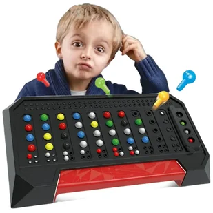 Gra Logiczna Mastermind Łamacz Kodów Codebreaker Gra Edukacyjna Planszowa - Gry planszowe Gra Logiczna Mastermind Łamacz Kodów Codebreaker Gra Edukacyjna Planszowa - Gry planszowe - miniaturka - grafika 1