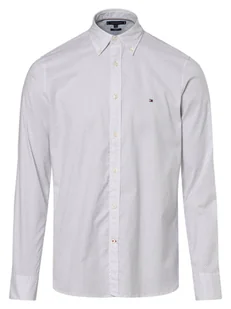 Tommy Hilfiger Koszula męska Mężczyźni Slim Fit Bawełna niebieski|biały wzorzysty, M - Koszule męskie - miniaturka - grafika 1