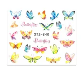 Ozdoby do paznokci - Naklejki wodne do paznokci STZ 840 - miniaturka - grafika 1