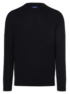 Swetry męskie - Jack & Jones Sweter - JORBrody Mężczyźni Bawełna niebieski jednolity, S - miniaturka - grafika 1