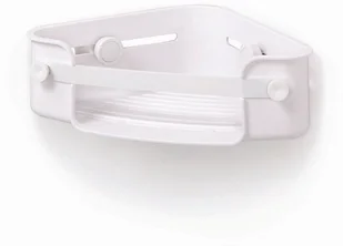 Umbra Narożna półka pod prysznic 8,9x33x11,4cm Flex GEL-LOCK biała 1004435-660 - Półki łazienkowe - miniaturka - grafika 3