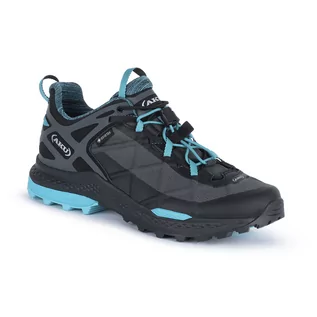 Buty trekkingowe damskie - Damskie buty turystyczne AKU W'S ROCKET DFS GTX black/turquoise - 38 - grafika 1