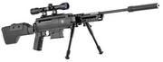 Wiatrówki karabinki - Wiatrówka Sniper Black Ops 4,5mm z lunetą 4x32 - miniaturka - grafika 1