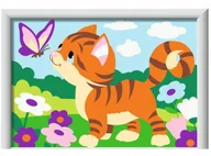 Zabawki kreatywne - CreArt for Kids Cat with butterfly - miniaturka - grafika 1